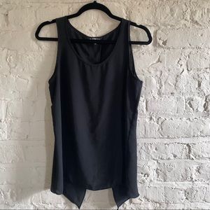 Express Sheer Open-Back Tank Top